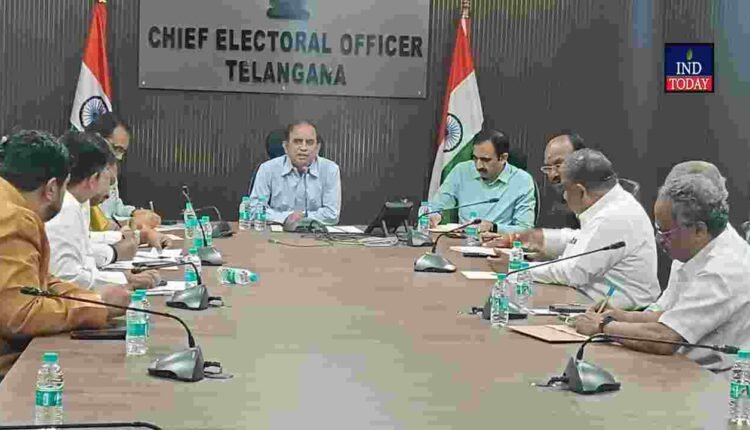 SIR in Telangana: CEO Urges Parties To Appoint BLAs
