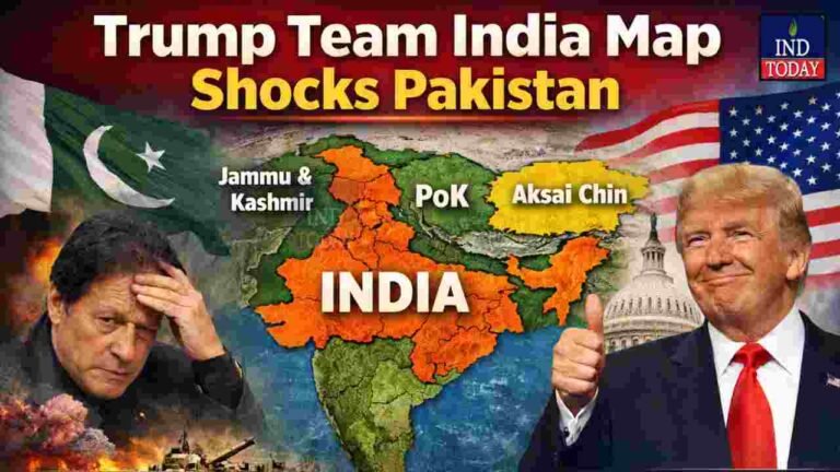 Trump Team India Map Shocks Pakistan