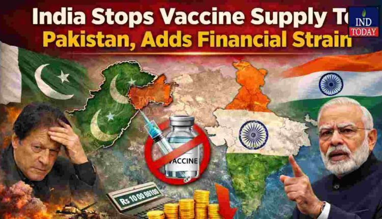 India Stops Vaccine Supply To Pakistan, Adds Financial Strain