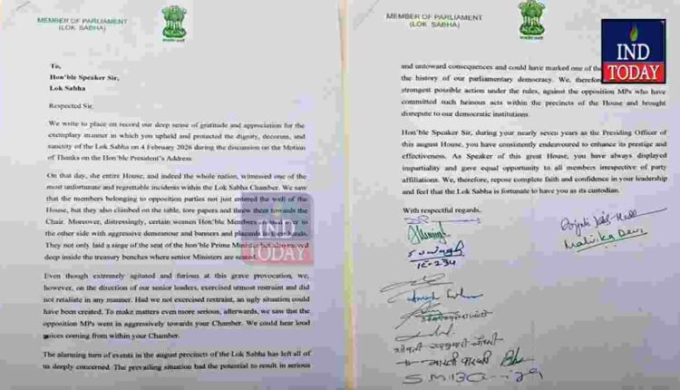 BJP Women MPs Letter Seeks Action Against Opposition