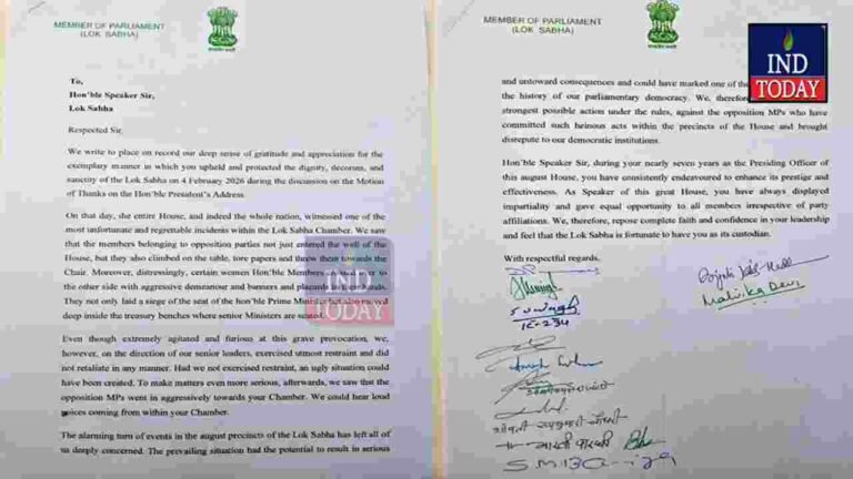 BJP Women MPs Letter Seeks Action Against Opposition