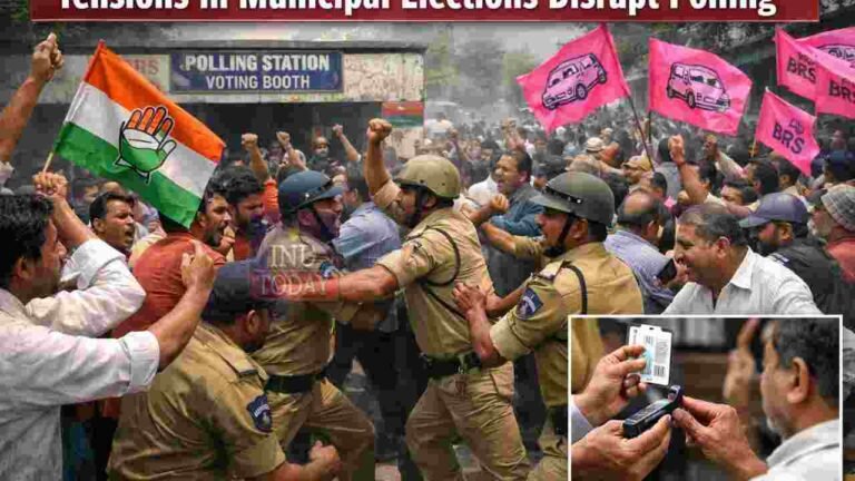 Tensions in Municipal Elections Disrupt Polling