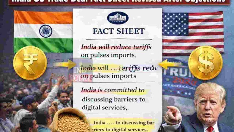 India US Trade Deal Fact Sheet Revised After Objections