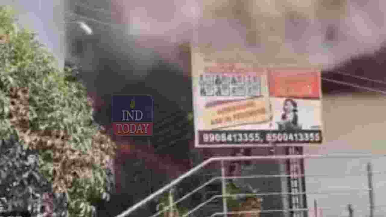 Sangareddy Fire Guts Private School Building