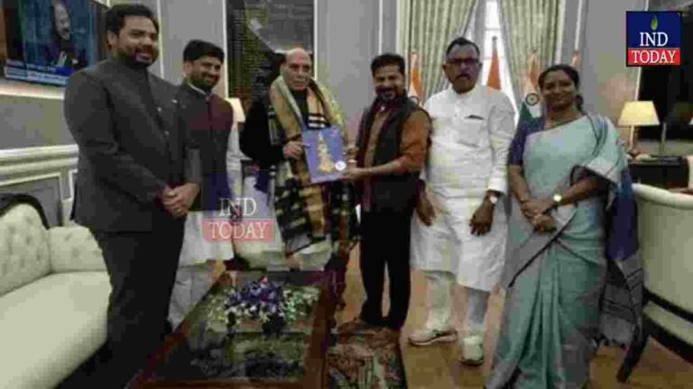 CM Revanth Reddy Meets Rajnath Singh