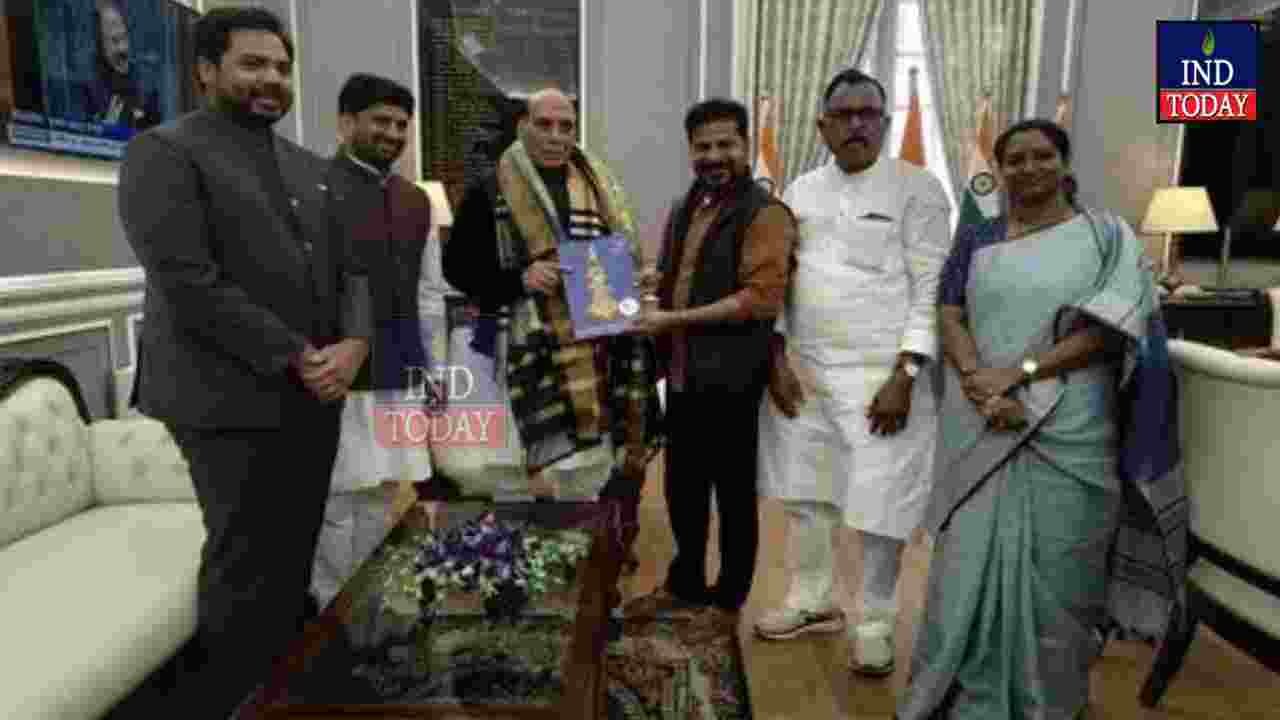 CM Revanth Reddy Meets Rajnath Singh