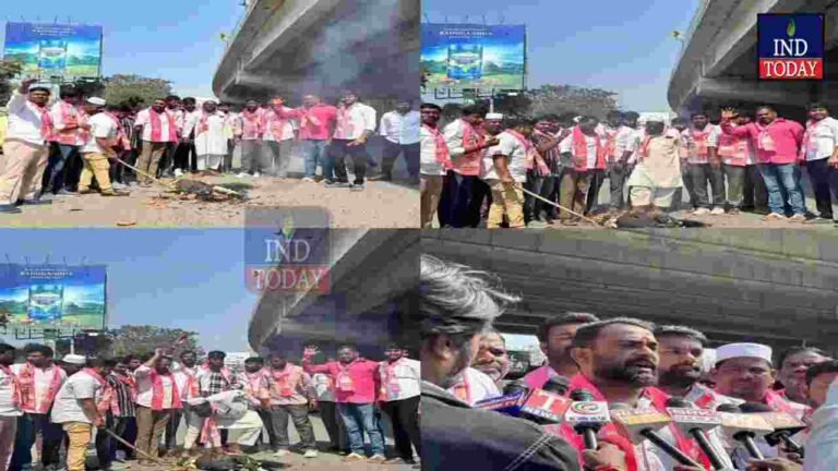 Rajendra Nagar Merger Sparks BRS Protest