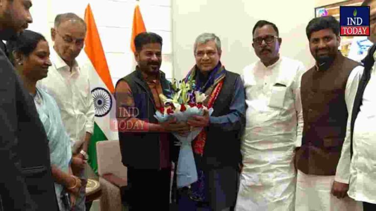 Revanth Reddy Meets Union Ministers In Delhi