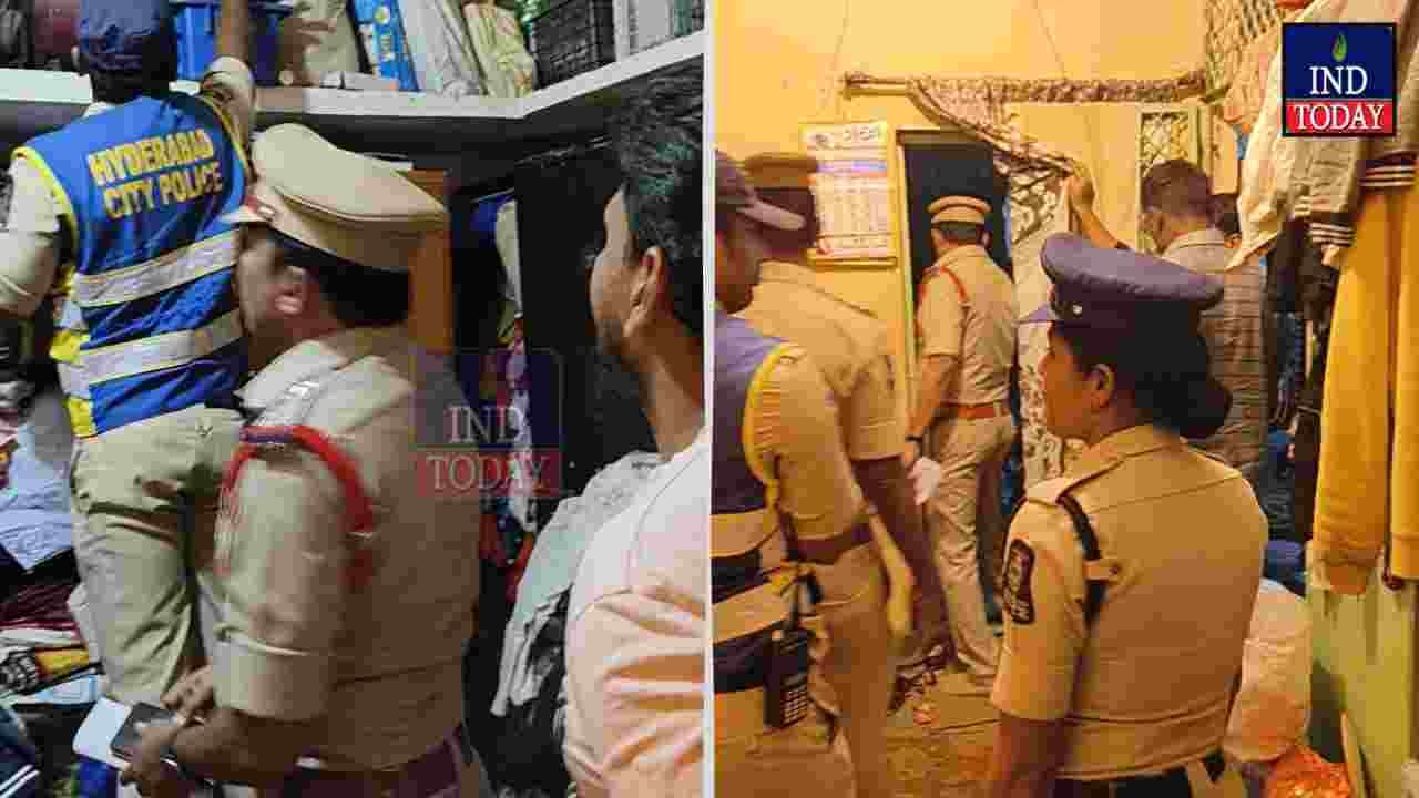 Charminar Police Conduct Large Scale Combing Operation