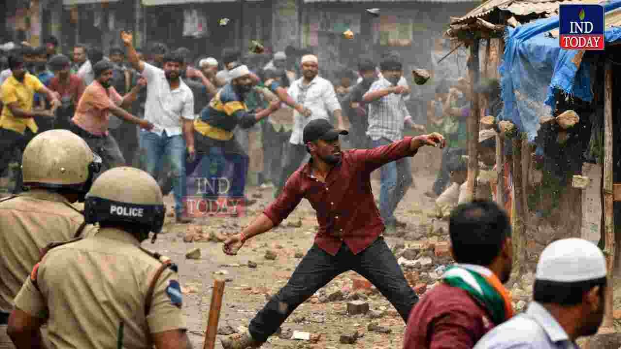 Stone Pelting During Kyathanpally Municipal Election