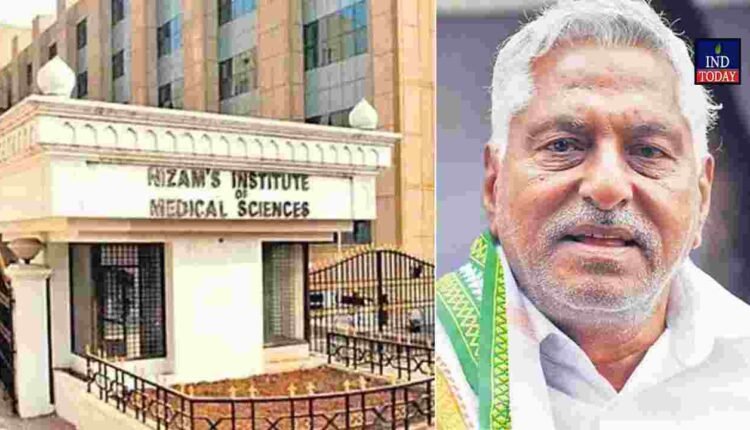 Former MLC Jeevan Reddy Unwell, Shifted To Hospital