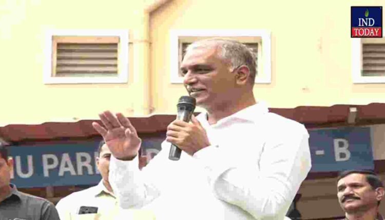 Harish Rao Alleges Real Estate Agenda In Musi