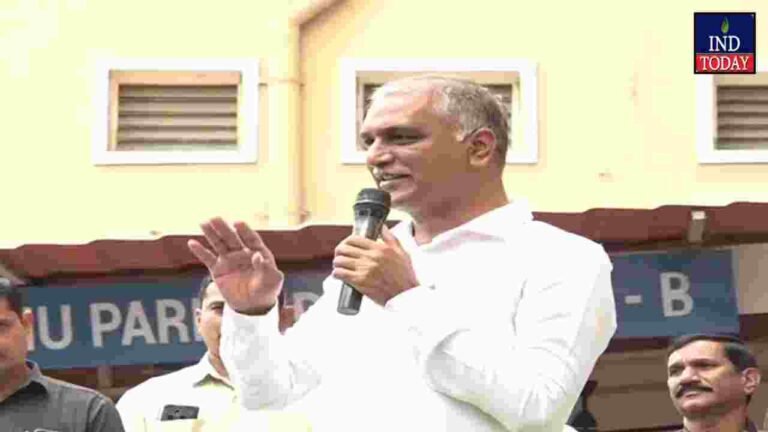 Harish Rao Condemns Demolitions In Khammam’s Vinoba Nagar