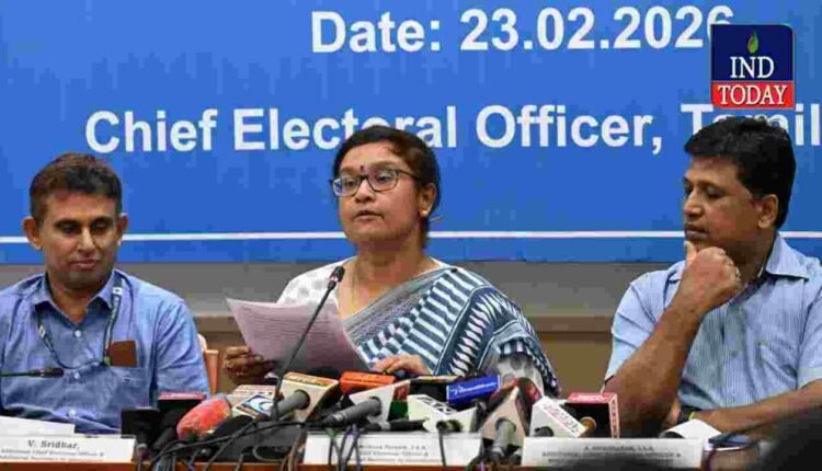 5.67 Crore Voters in Tamil Nadu: CEO