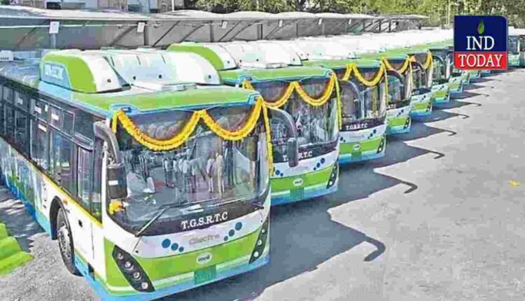 TGSRTC Gets 1,085 Electric Buses