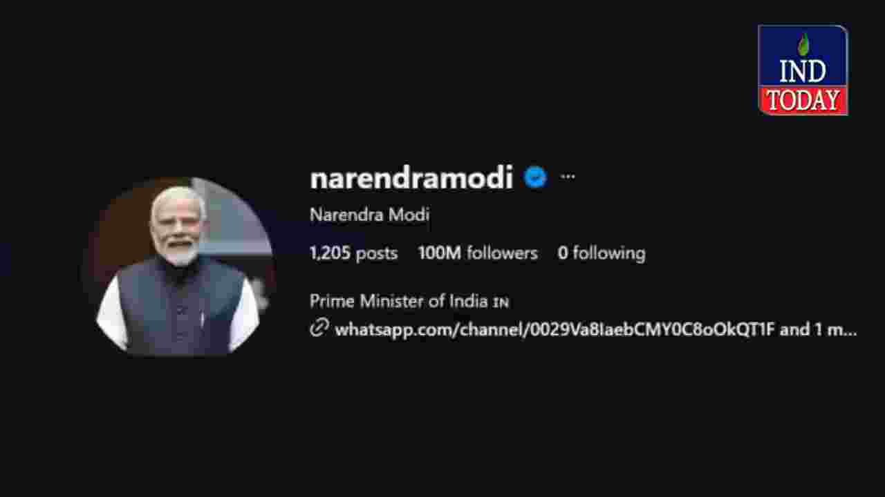 Modi Instagram Followers Exceeds 10 Crores