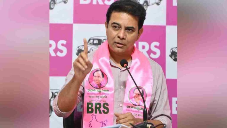 KTR Addresses Media After BRS State Executive Meeting; Slams Congress Governance, BJP Silence, Announces Party Reorganisation