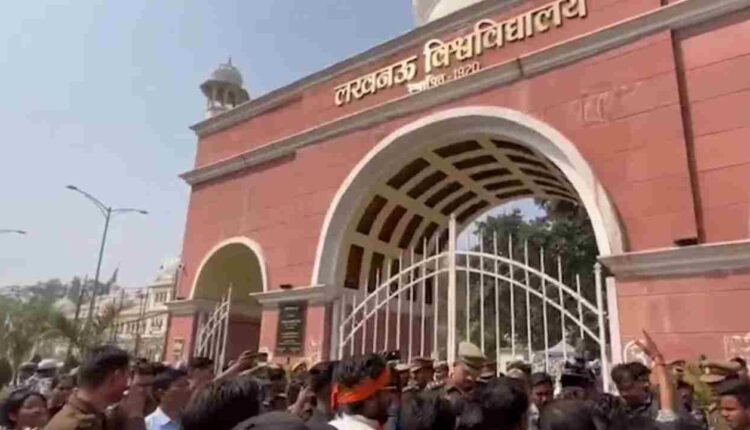 Namaz Vs Hanuman Chalisa: Lucknow University Campus On Eege, ABVP Workers Detained