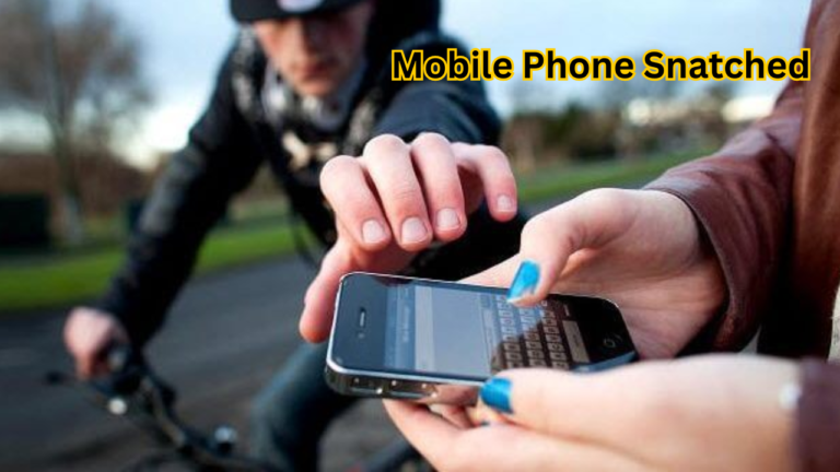 Mobile Phone Snatched From Man In BN Reddy Nagar