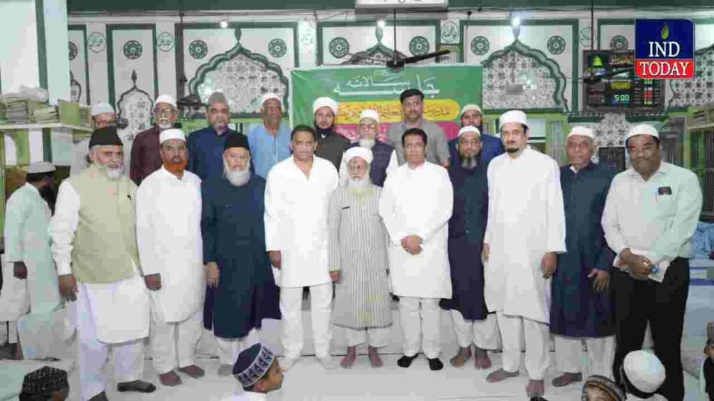 Minister Azharuddin Calls for Focus on Education and Skill Development at Masjid-e-Take Bughdadi Annual Convention