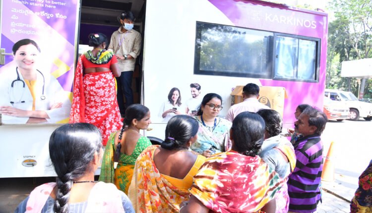 Cancer Screening Camp for Sanitation Workers Organised by GHMC