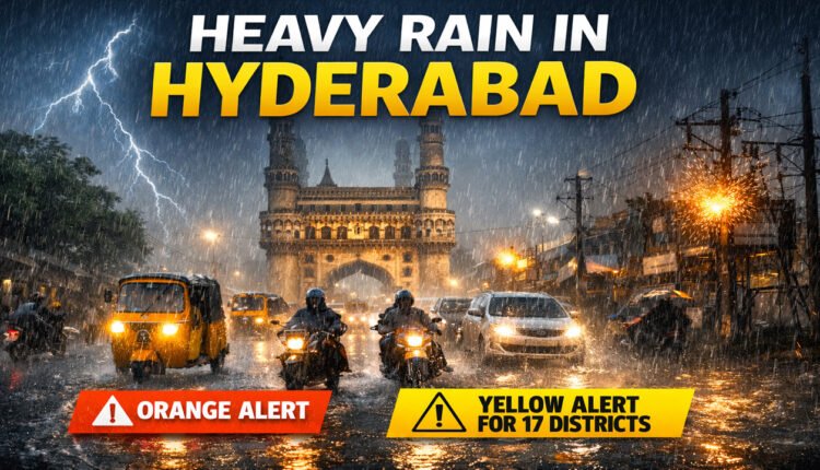 Heavy Rain In Hyderabad