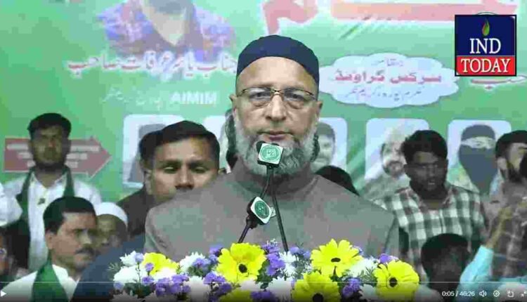 Owaisi Urges Karimnagar Voters to Reject TRS, Hits BJP