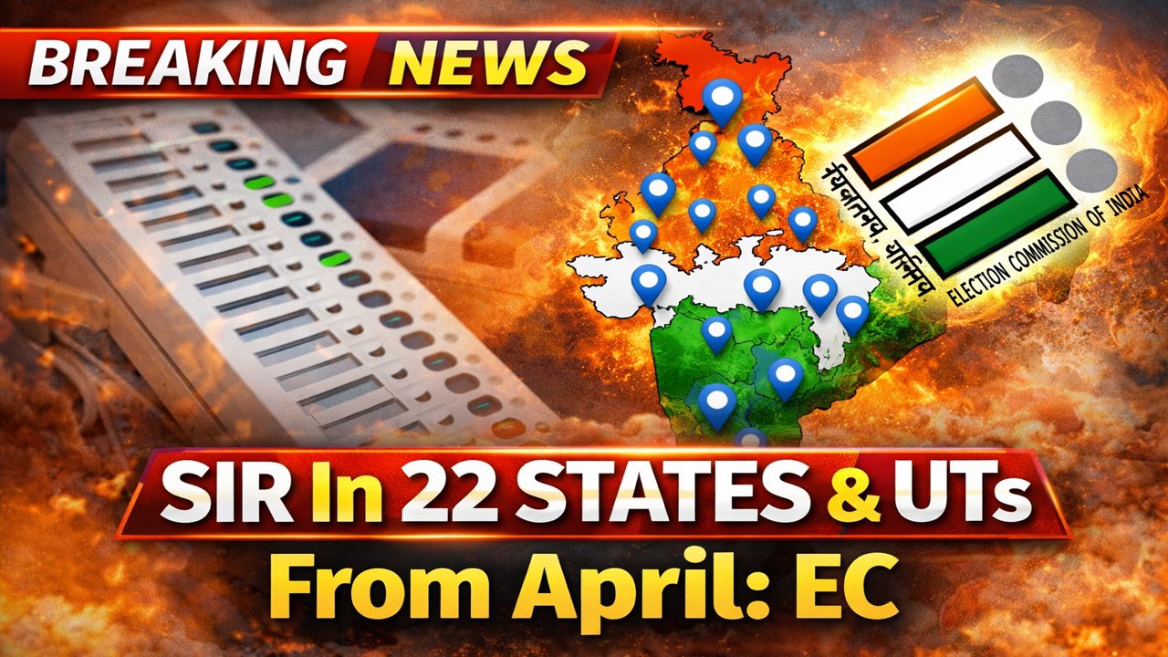 SIR In 22 States And UTs From April: EC