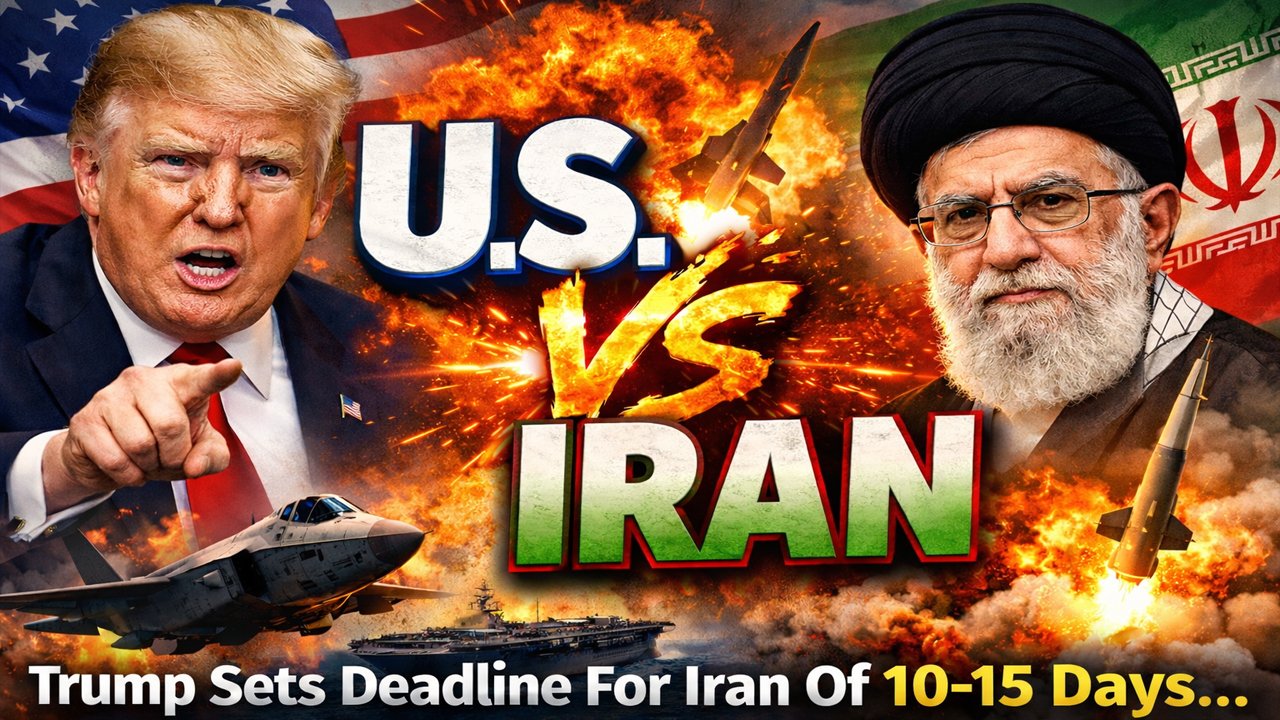 US-Iran Tensions: Trump Sets Deadline For Iran Of 10-15 Days
