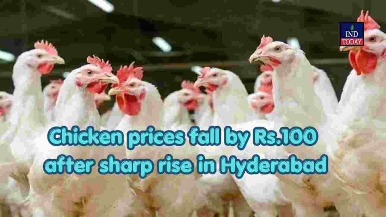 Chicken prices fall by Rs.100 after sharp rise in Hyderabad