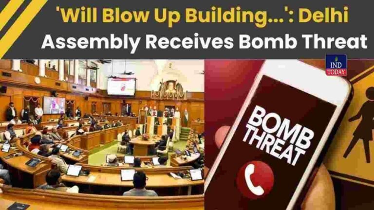 Delhi Assembly Bomb Threat triggers security checks