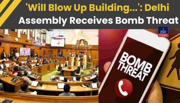 Delhi Assembly Bomb Threat triggers security checks