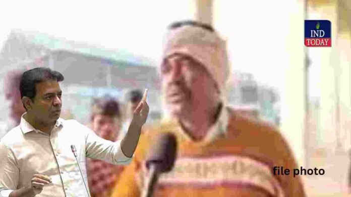 Farmer Suicide in Adilabad Triggers KTR Attack on Congress Government