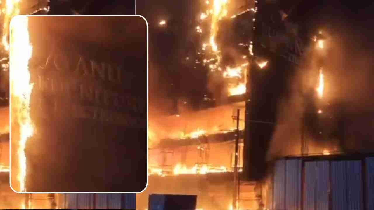 Major Fire In Hyderabad: Furniture Shop Burnt To Ashes
