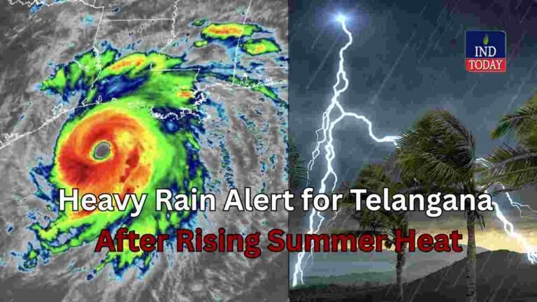 Heavy Rain Alert for Telangana After Rising Summer Heat
