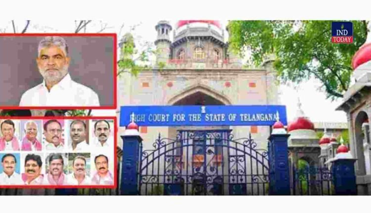 High Court Notices 7 MLAs, Speaker in BRS Defection Case