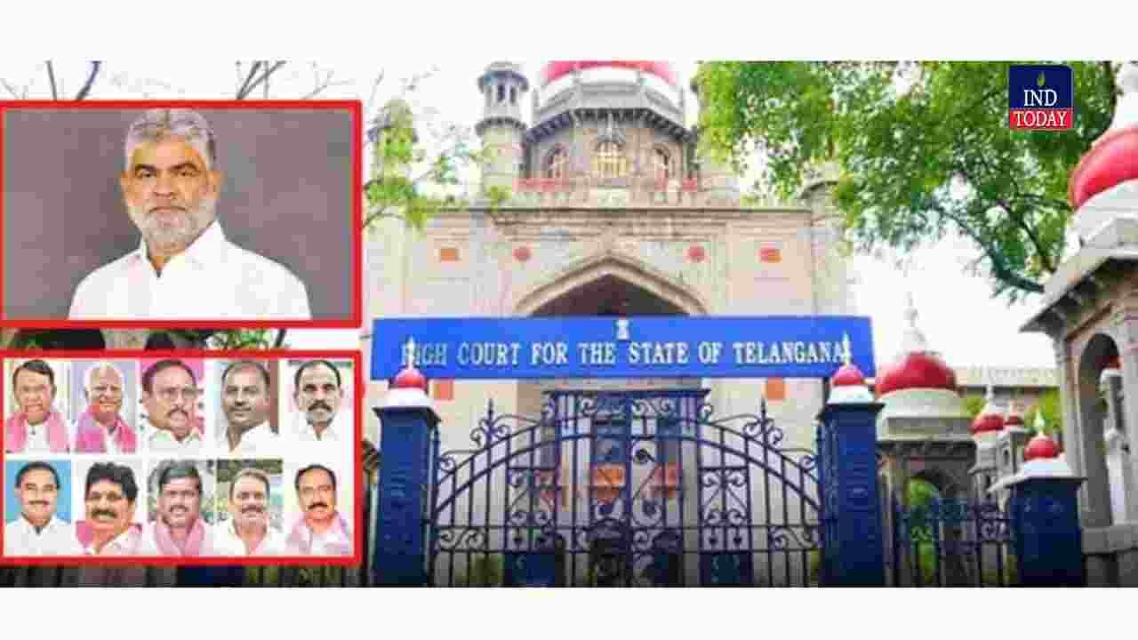 High Court Notices 7 MLAs, Speaker in BRS Defection Case