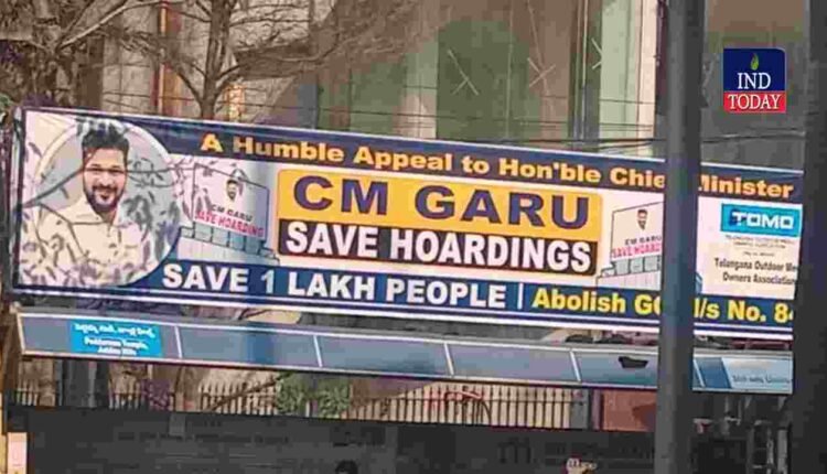 Hyderabad hoardings protest seeks GO 84 rollback