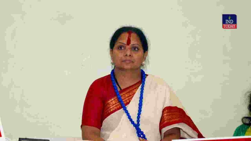 Kavitha hunger strike Velugumatla Continues at Telangana Jagruthi Office
