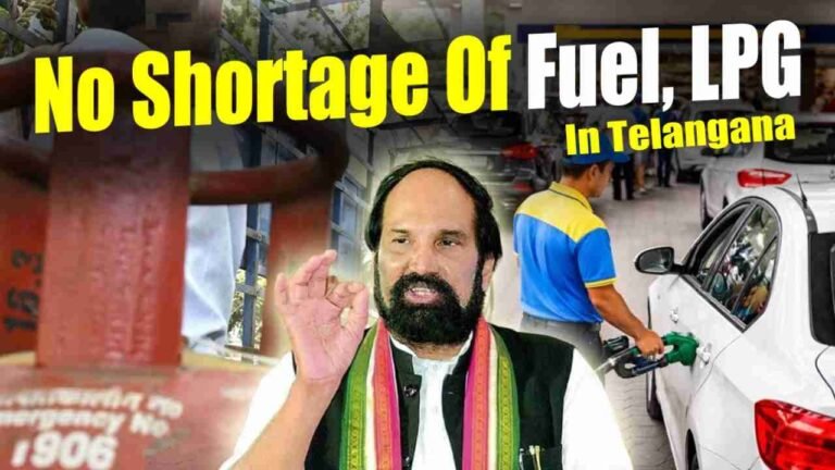 No Shortage Of Fuel And LPG In Telangana: Uttam