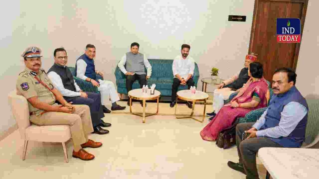 Telangana New Governor Siva Pratap Shukla Arrives in Hyderabad