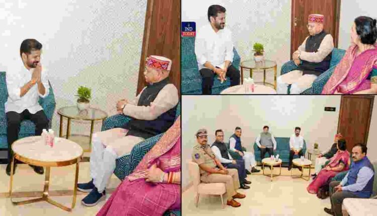 Telangana New Governor Siva Pratap Shukla Arrives in Hyderabad