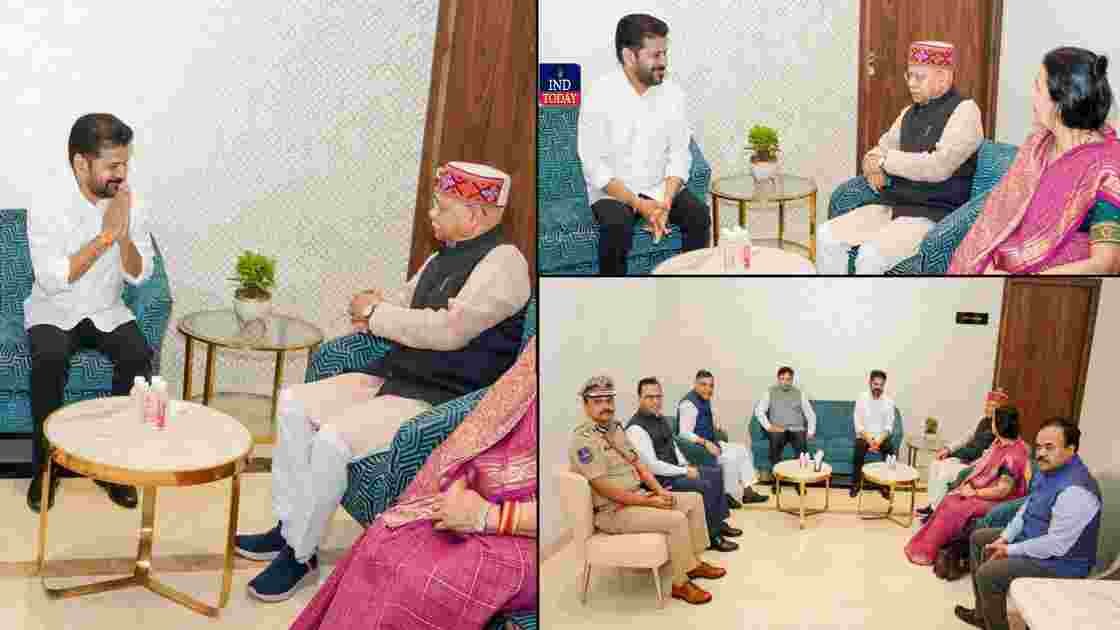 Telangana New Governor Siva Pratap Shukla Arrives in Hyderabad