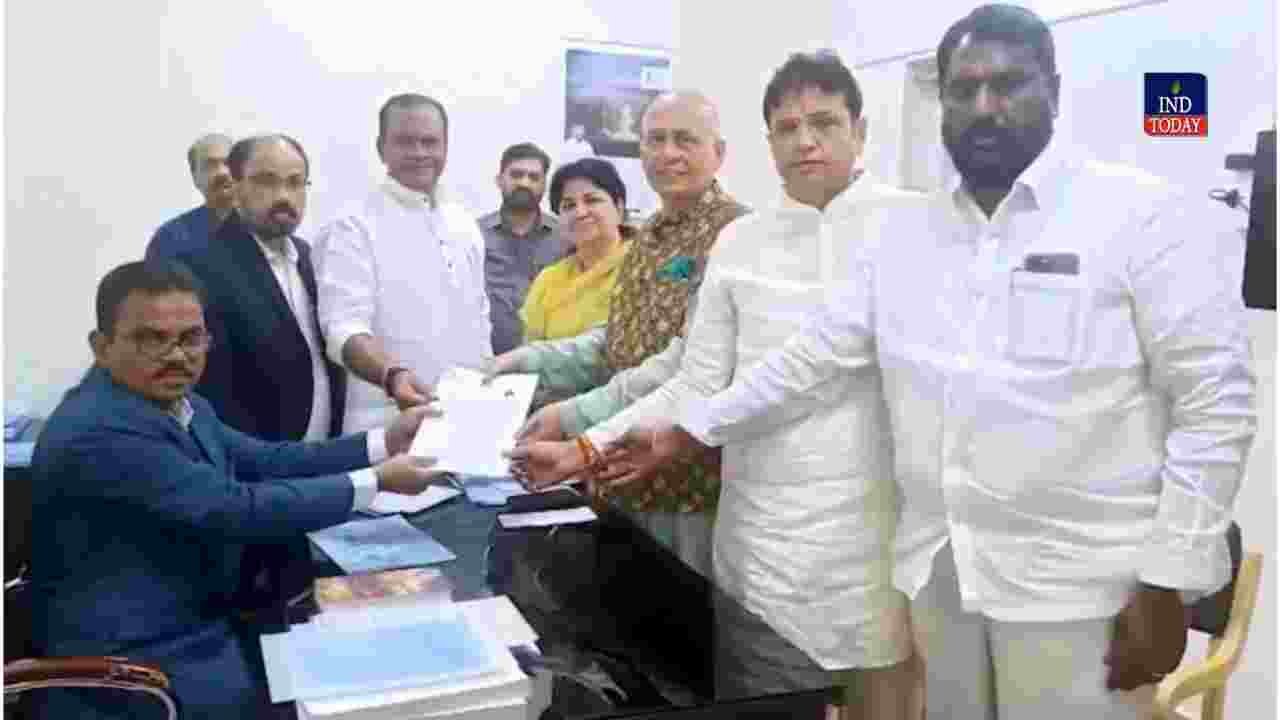 Telangana RS Polls: Singhvi and Narender Reddy File Papers