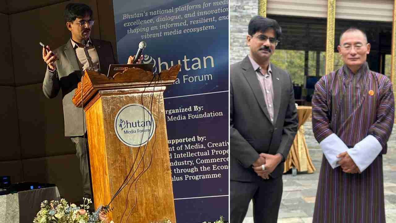 Udumula takes part as trainer, panel speaker in Bhutan AI event