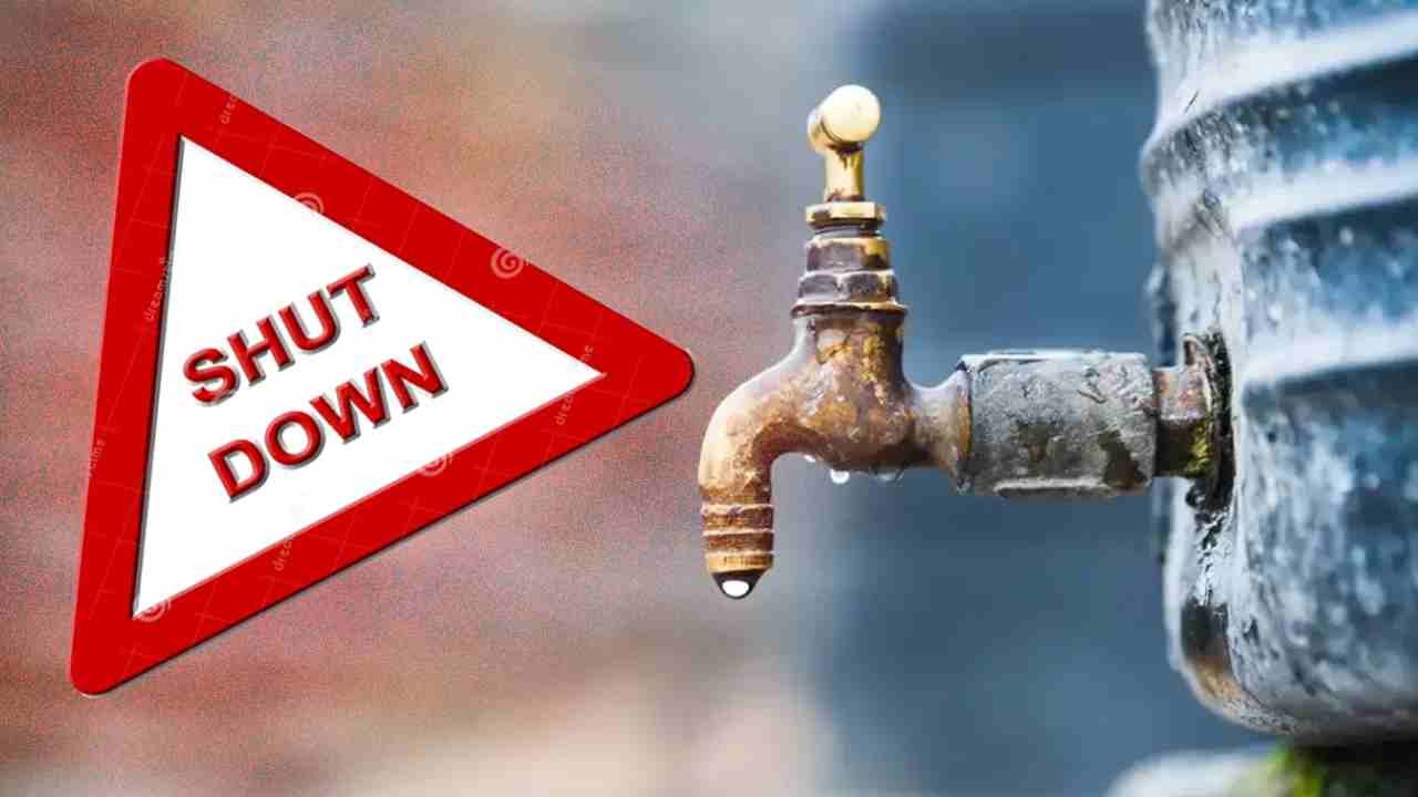 Drinking Water Supply To Be Shut Down For 36 Hours In Some Areas