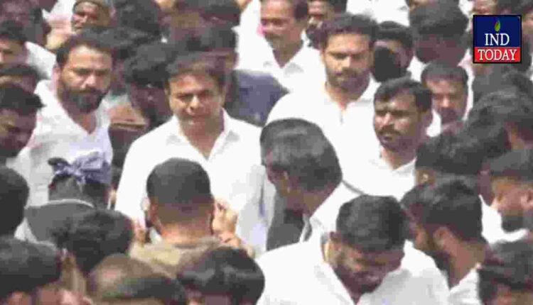 Musi Dandi March Led By KTR In Hyderabad
