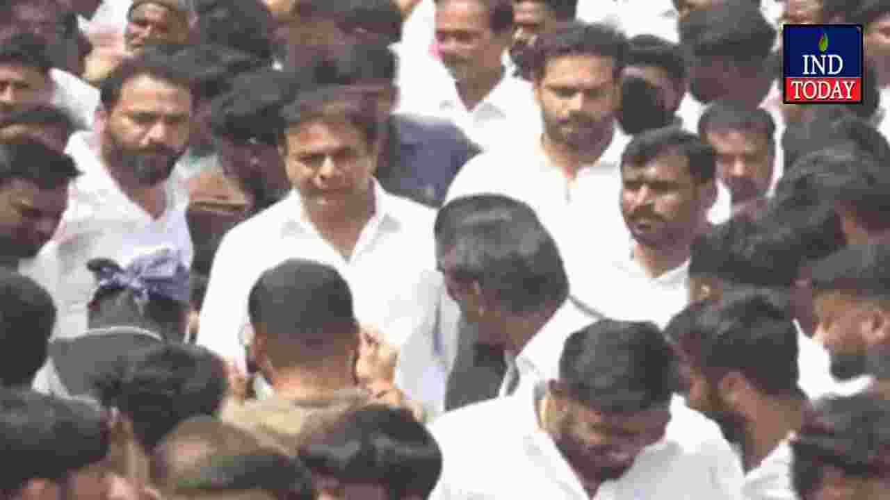 Musi Dandi March Led By KTR In Hyderabad