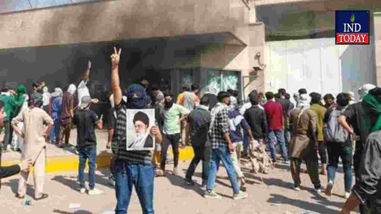 US Consulate Karachi Attacked After Khamenei Death