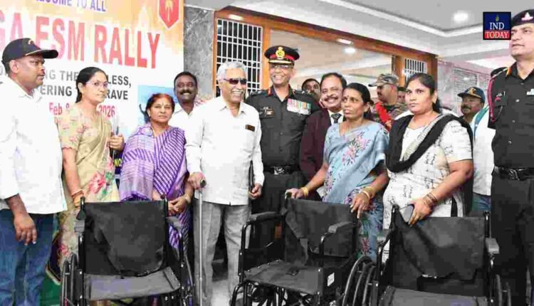 Mega Ex Servicemen Rally Held At Kurnool